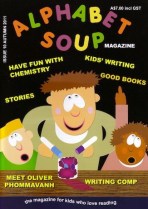 "Issue 10 cover Alphabet Soup"