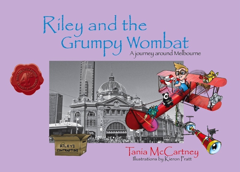 Riley and teh Grumpy Wombat (cover)