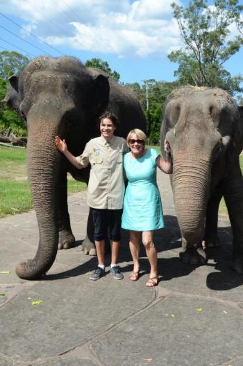 At Australia Zoo for the movie's premiere. Photo by Ryan Makepeace.