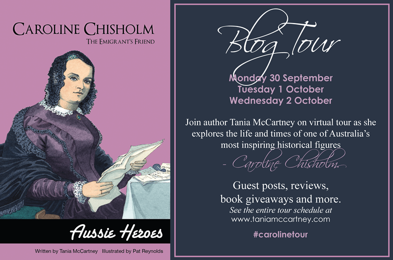 Caroline Chisholm Blog Tour flyer