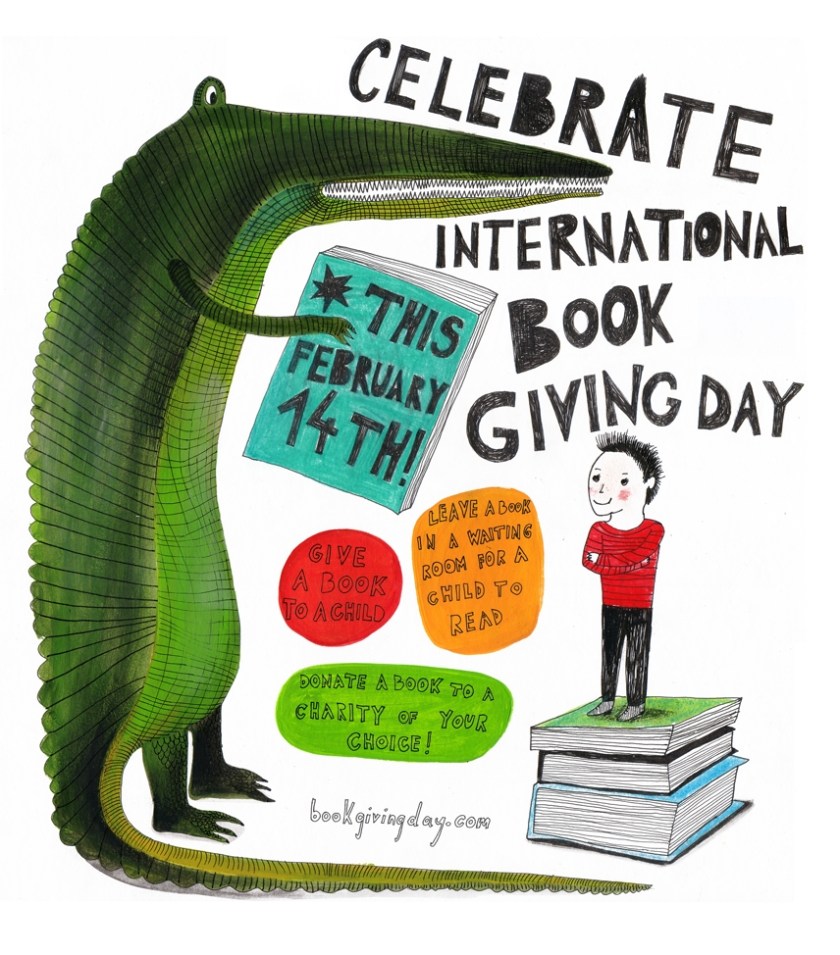 International Book Giving Day poster