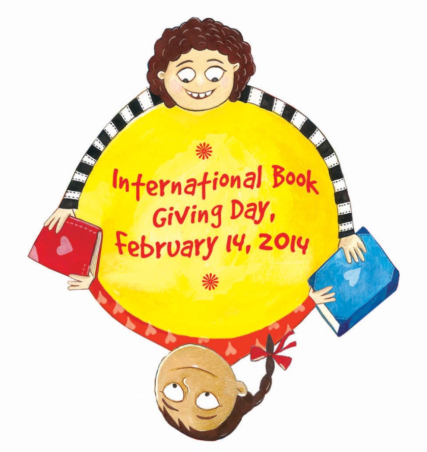 International Book Giving Day badge