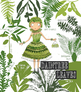 A page from the first book Tania illustrated.