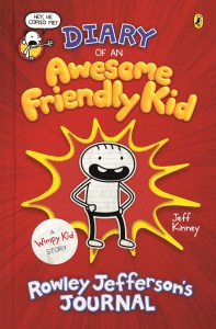 Xavier recommends DIARY OF AN AWESOME FRIENDLY KID by Jeff Kinney