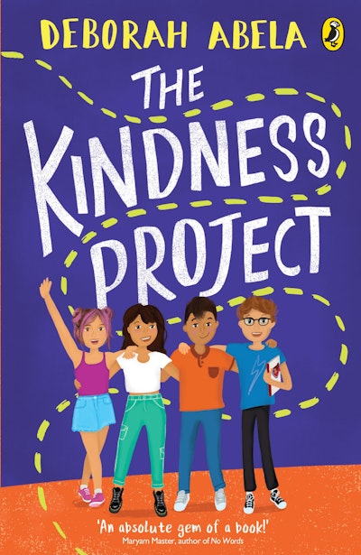 Cover of a children's novel: The Kindness Project by Deborah Abela