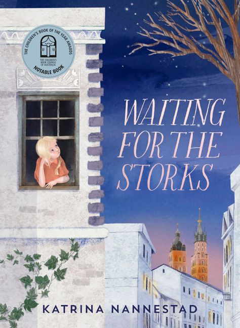The cover of a children's novel: Waiting for the Storks