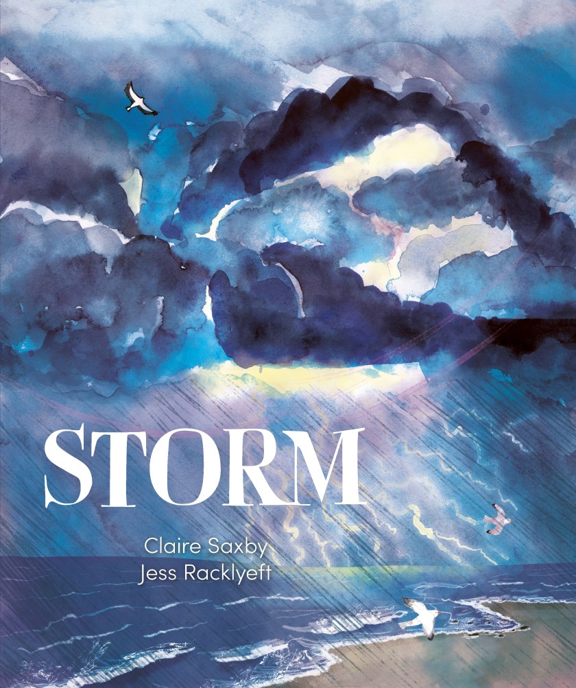 The cover of the picture book, Storm.