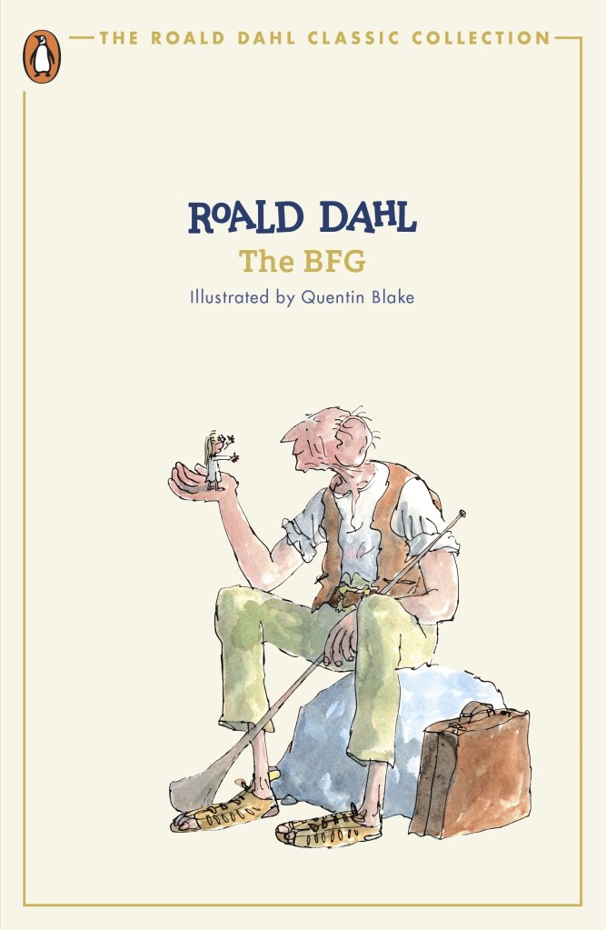 The cover of a children's book, The BFG.