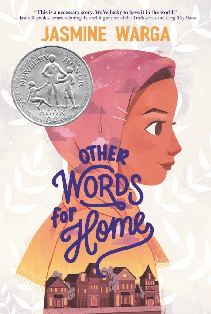 The cover of a children's novel: Other Words for Home